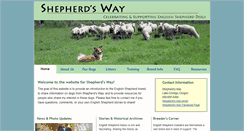 Desktop Screenshot of englishshepherds.net